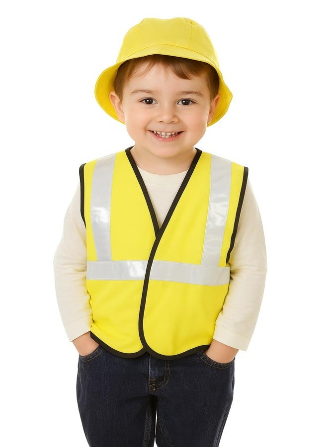 فانسي دريسويل زي تنكري للمهندسين من FancyDressWale للأطفال والكبار لمسابقات الأزياء التنكرية والحفلات ذات الطابع الخاص (أصفر، 6-8 سنوات) - Image 1